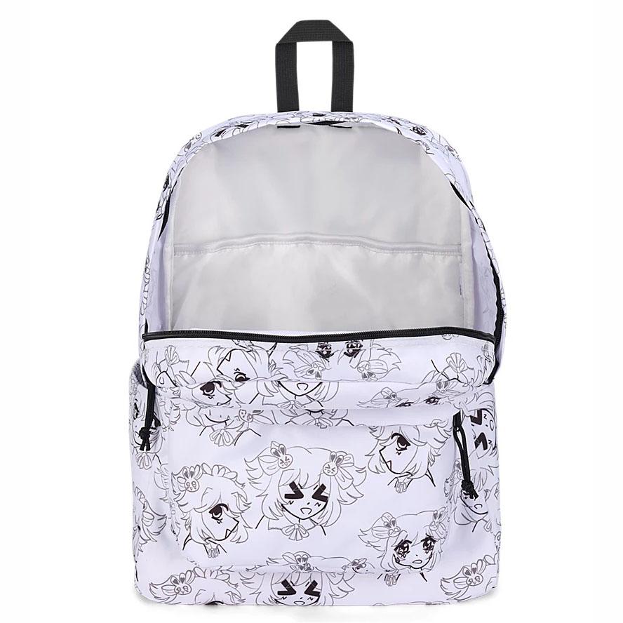 White JanSport SuperBreak® Plus Laptop Backpacks | US_JS103