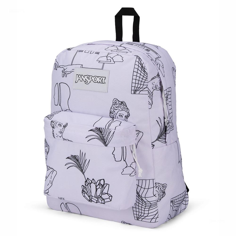 White JanSport SuperBreak® School Backpacks | US_JS355