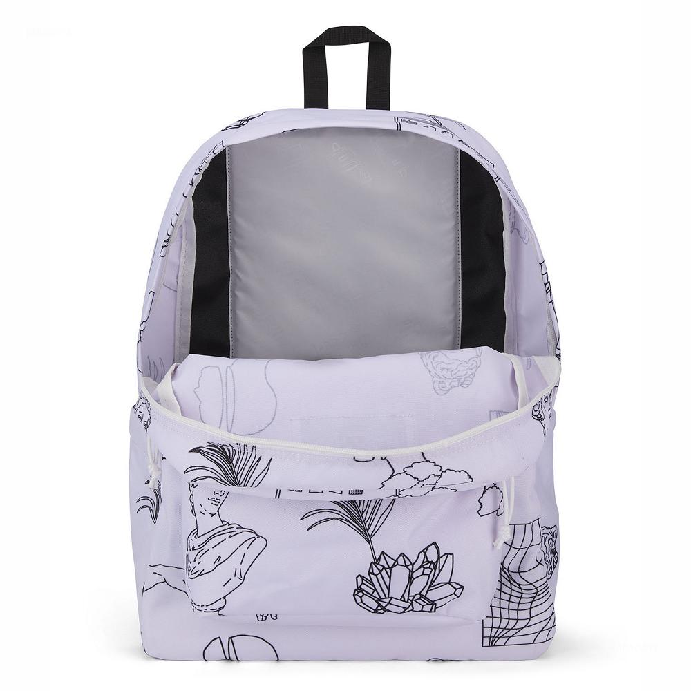 White JanSport SuperBreak® School Backpacks | US_JS355