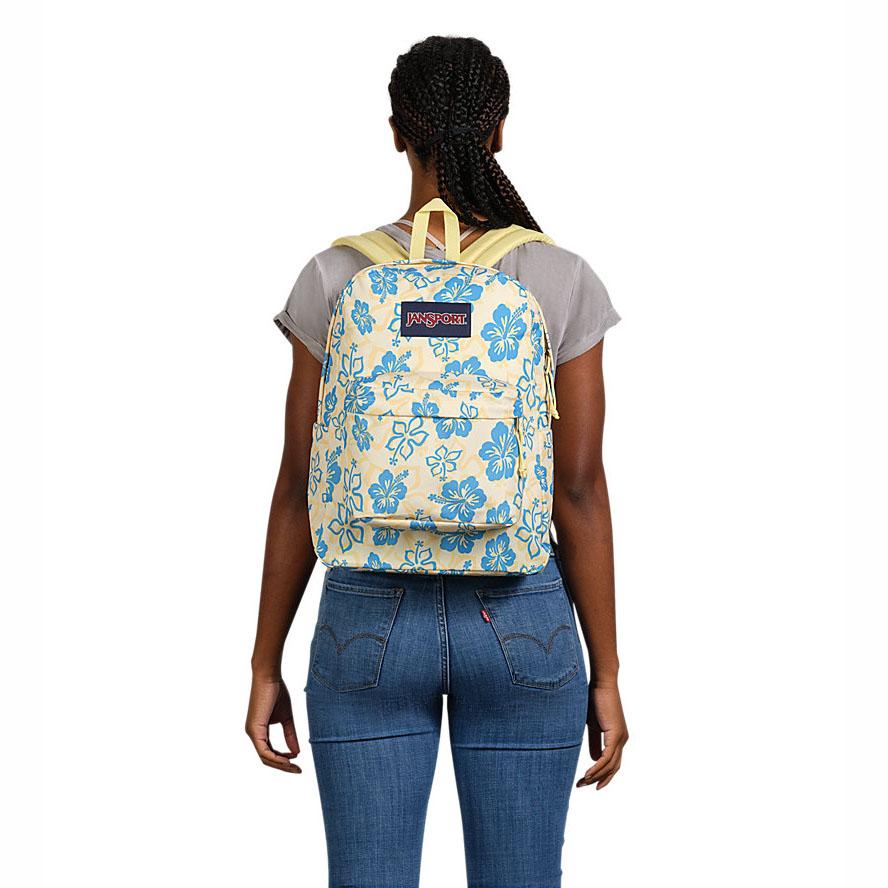 Yellow / Blue JanSport SuperBreak® School Backpacks | US_JS09B