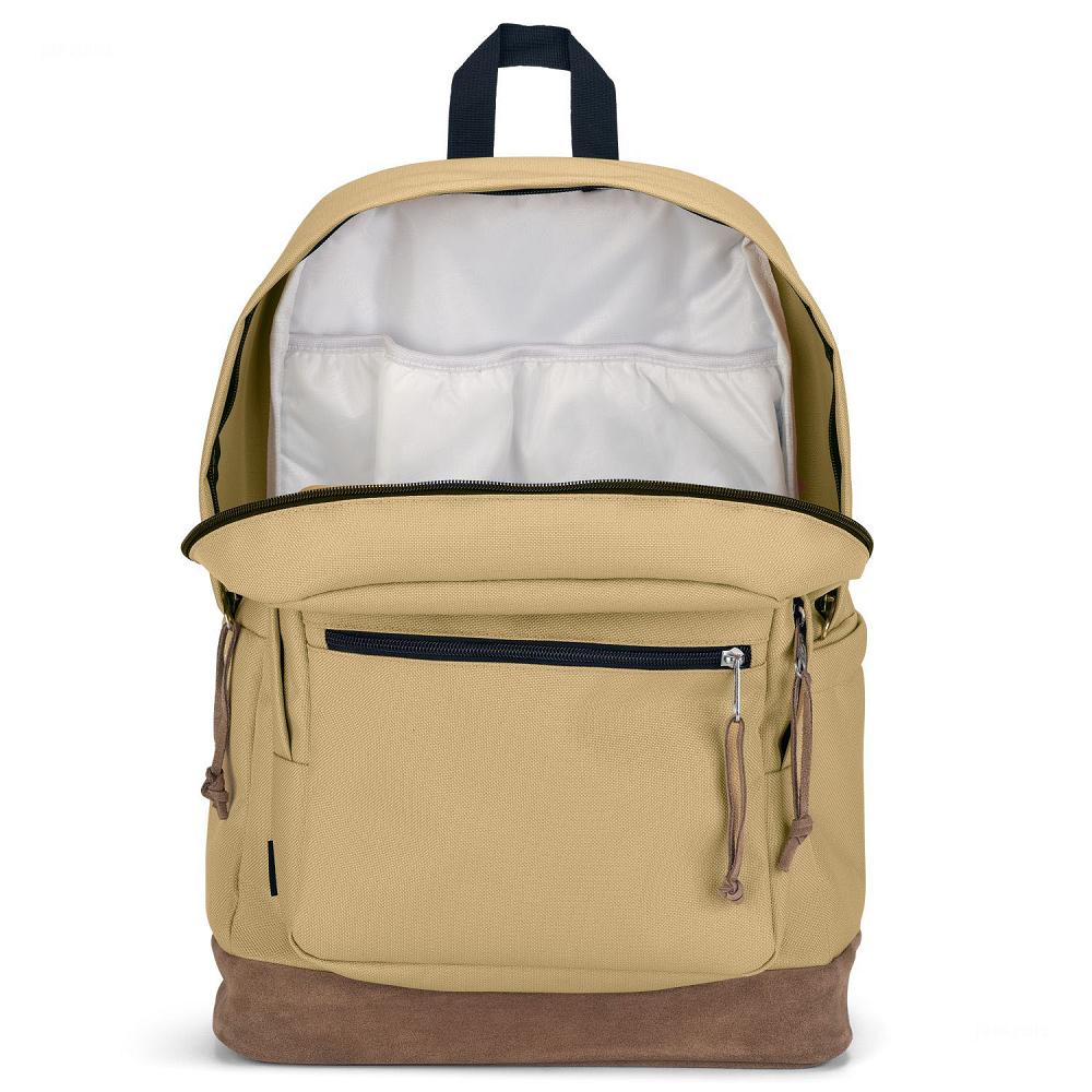 Yellow JanSport Right Pack Laptop Backpacks | US_JS435