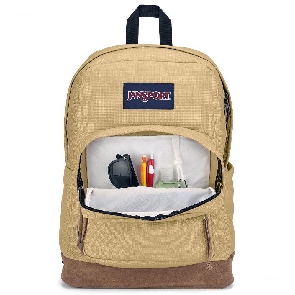 Yellow JanSport Right Pack Laptop Backpacks | US_JS435