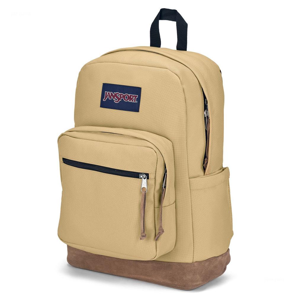 Yellow JanSport Right Pack Laptop Backpacks | US_JS435