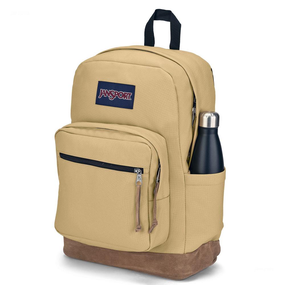 Yellow JanSport Right Pack Laptop Backpacks | US_JS435