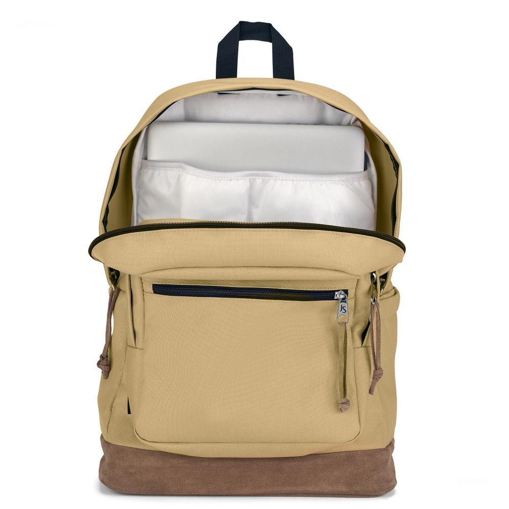 Yellow JanSport Right Pack Laptop Backpacks | US_JS435