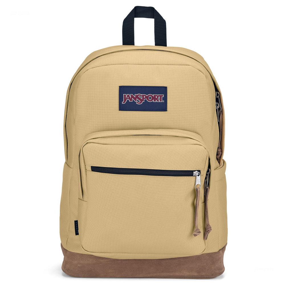 Yellow JanSport Right Pack Laptop Backpacks | US_JS435