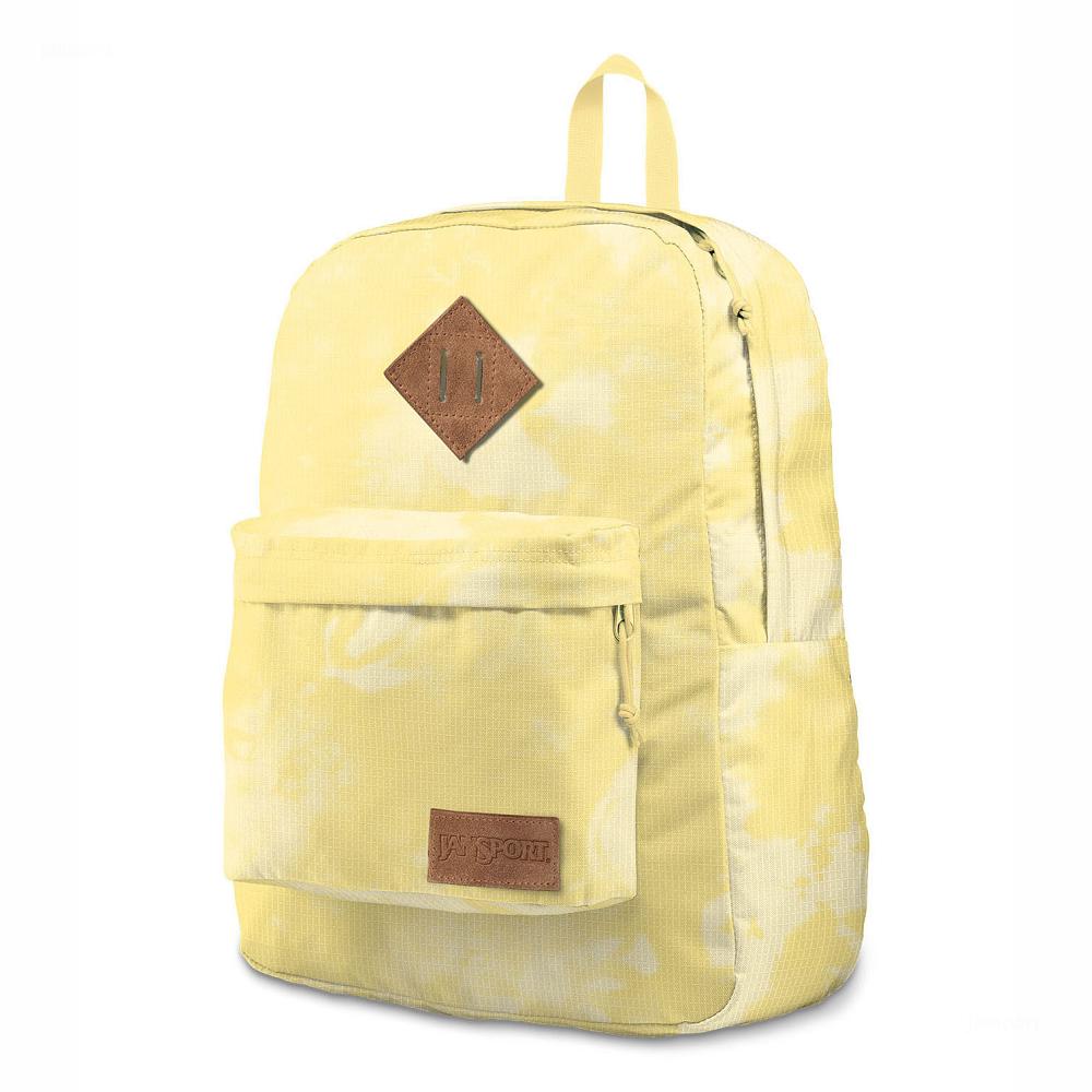 Yellow JanSport SUPERBREAK PLUS FX Laptop Backpacks | US_JS070