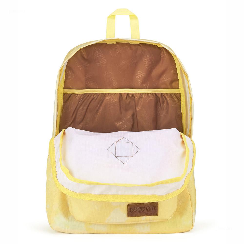 Yellow JanSport SUPERBREAK PLUS FX Laptop Backpacks | US_JS070