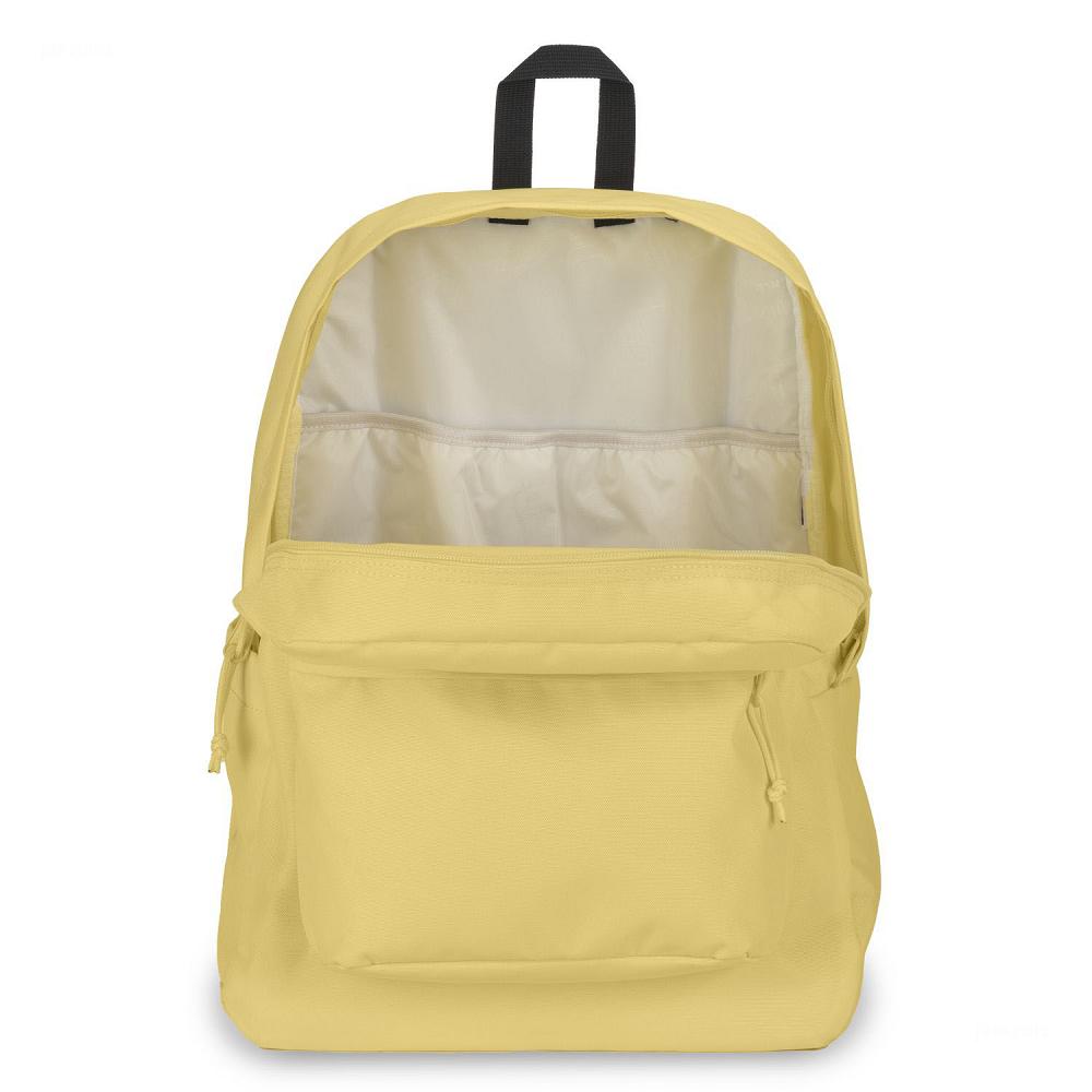 Yellow JanSport SuperBreak® Plus Laptop Backpacks | US_JS130