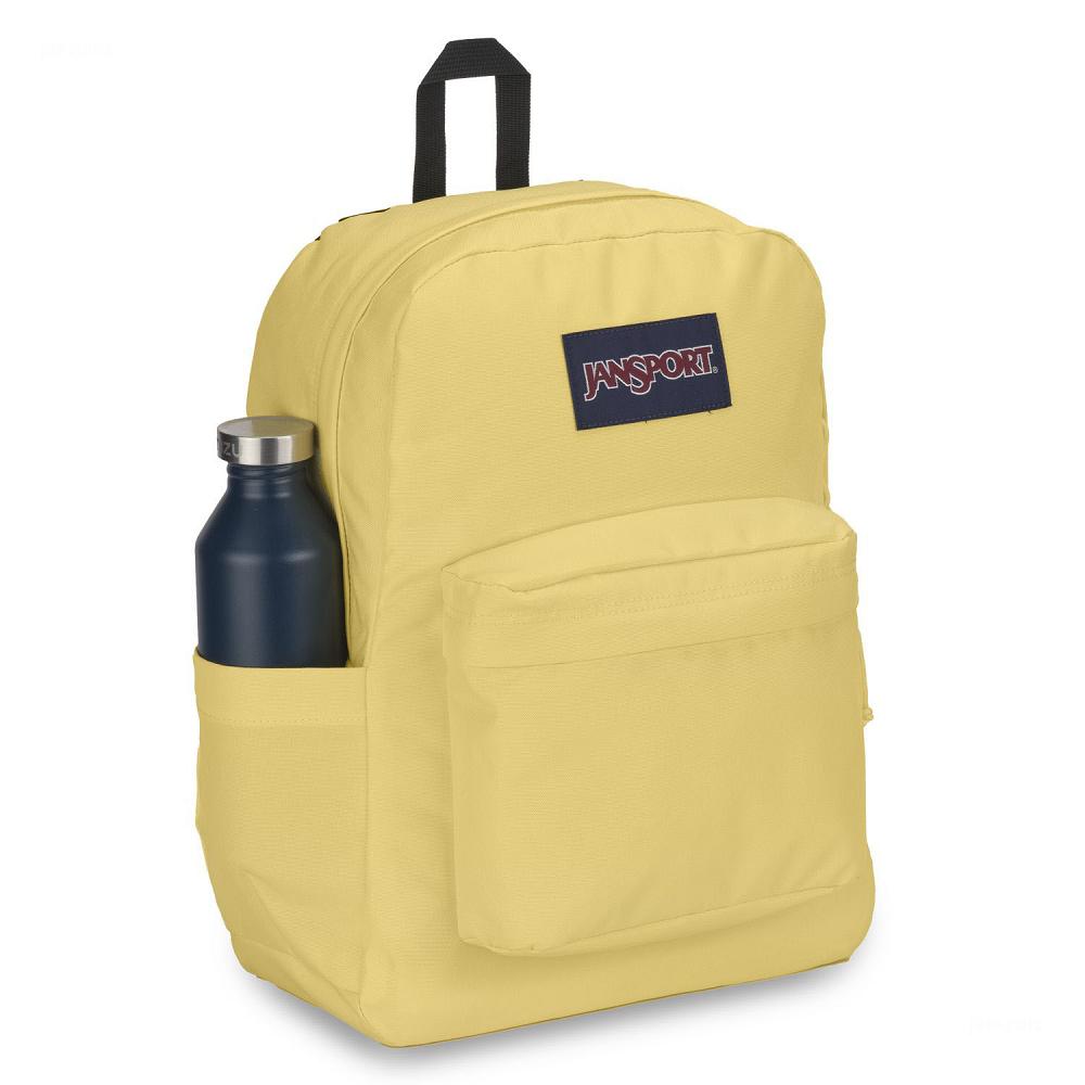 Yellow JanSport SuperBreak® Plus Laptop Backpacks | US_JS130