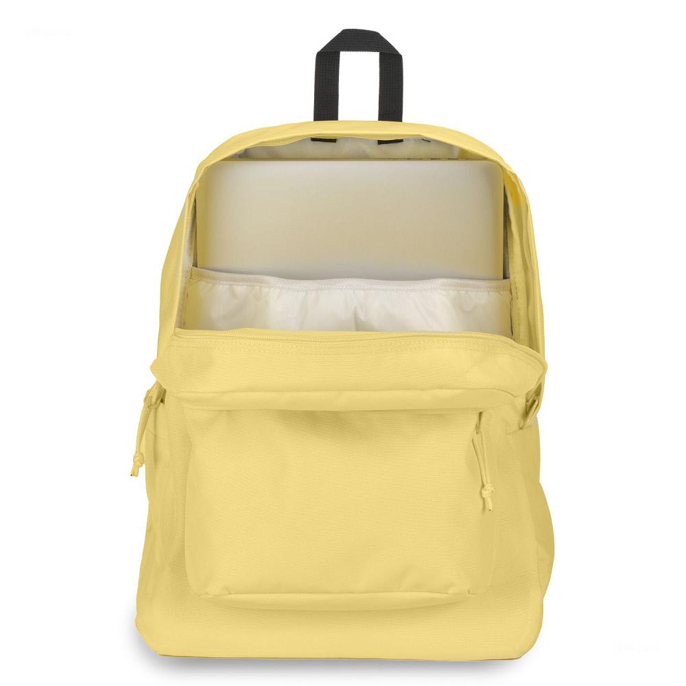 Yellow JanSport SuperBreak® Plus Laptop Backpacks | US_JS130