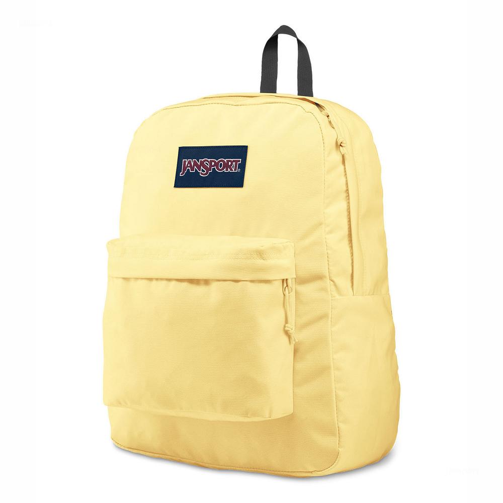 Yellow JanSport SuperBreak® Plus School Backpacks | US_JS24B