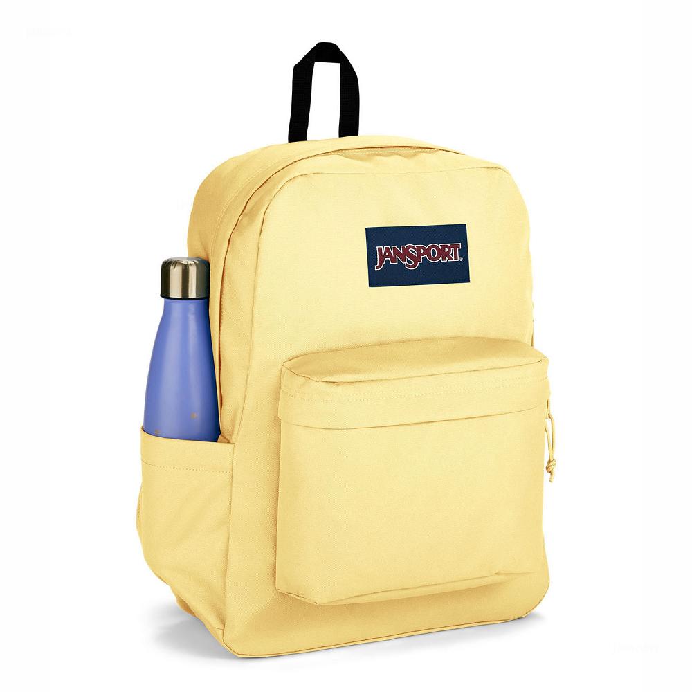 Yellow JanSport SuperBreak® Plus School Backpacks | US_JS24B