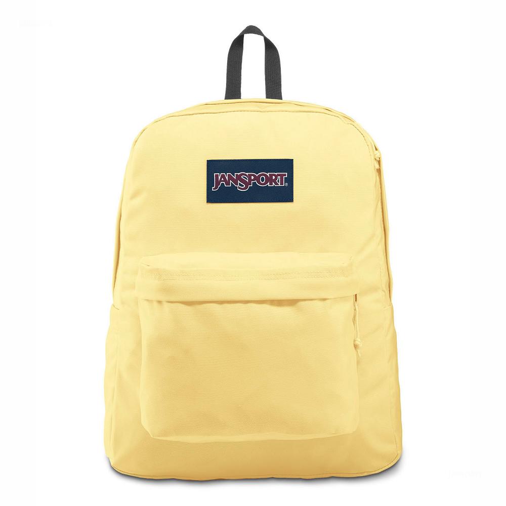 Yellow JanSport SuperBreak® Plus School Backpacks | US_JS24B